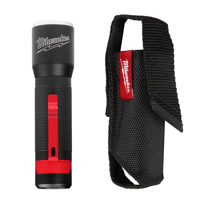 Milwaukee 2107S 325L Focusing Flashlight w/ Holster