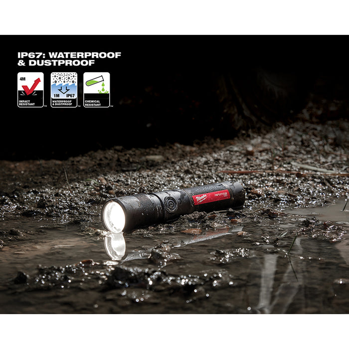 Milwaukee 2161-21 USB RECHARGEABLE 1100L TWIST FOCUS FLASHLIGHT - 7