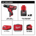 Milwaukee 2407-22T M12 Cordless 3/8 in. Drill Driver Kit with 25 ft Tape Measure - 4