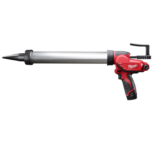 Milwaukee 2442-21 M12 20oz. Aluminum Barrel Sausage Style Caulk and Adhesive Gun Kit