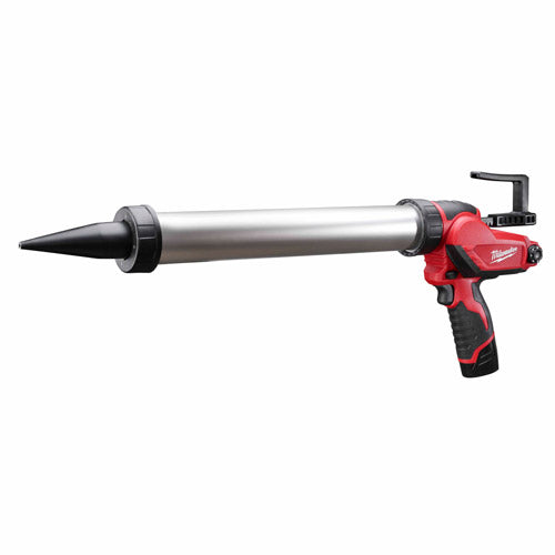 Milwaukee 2442-21 M12 20oz. Aluminum Barrel Sausage Style Caulk and Adhesive Gun Kit - 3