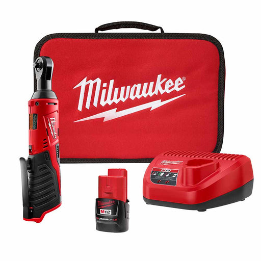 Milwaukee 2456-21 M12™ Cordless 1/4" Ratchet Kit