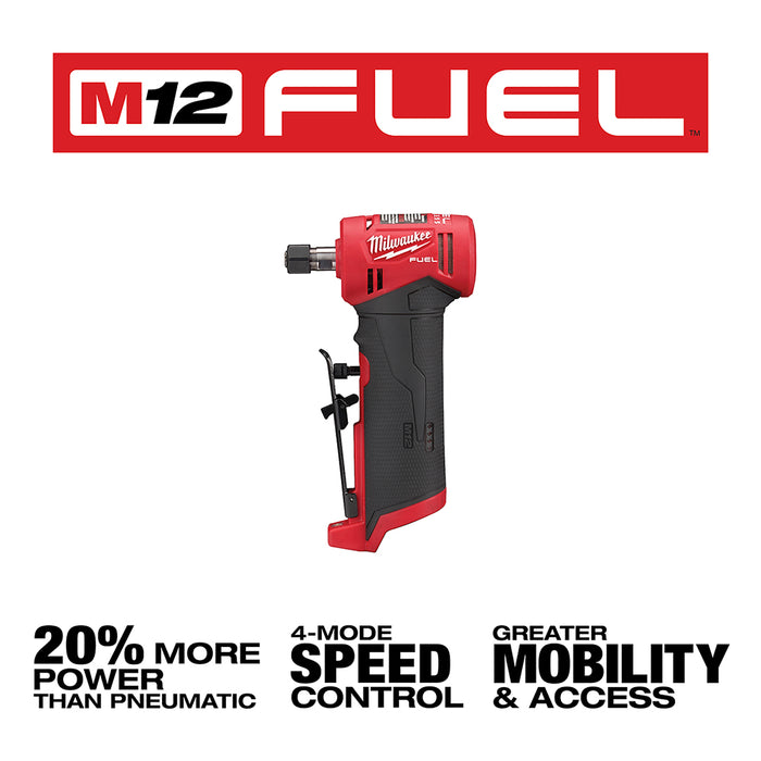 Milwaukee 2485-20 M12 FUEL Right Angle Die Grinder - 3