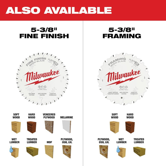 Milwaukee 2521-20 M12 FUEL 5-3/8" Circular Saw - 8