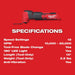 Milwaukee 2526-20 M12 FUEL™ Oscillating Multi-Tool - 8
