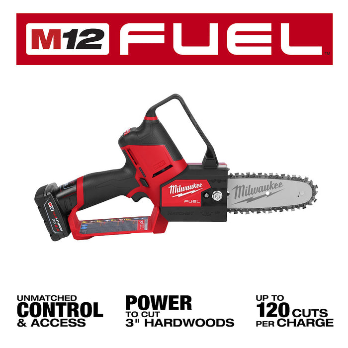 Milwaukee 2527-21 M12 FUEL™ HATCHET™ 6" Pruning Saw Kit - 3