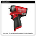 Milwaukee 2552-20 M12 FUEL Stubby 1/4" Impact Wrench - 2