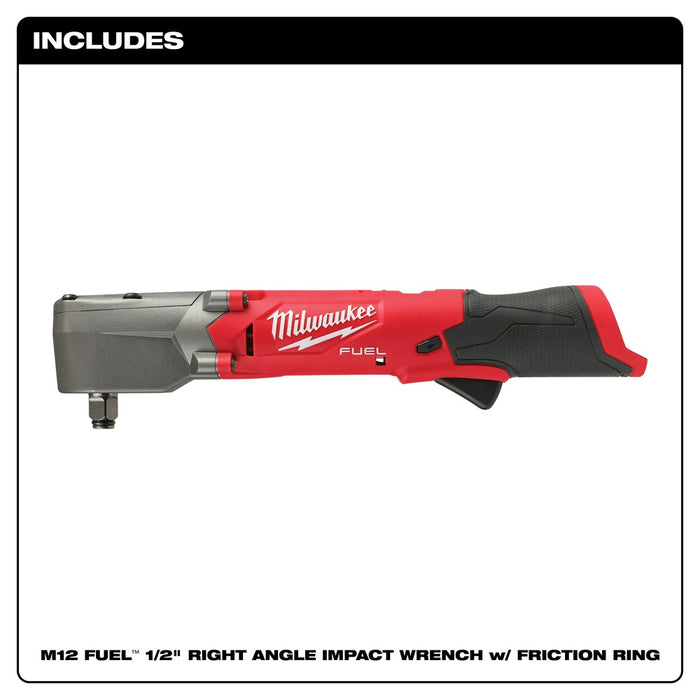 Milwaukee 2565-20 M12 FUEL  1/2" Right Angle Impact Wrench (Bare Tool) - 2