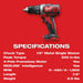 Milwaukee 2606-22CT M18 1/2" Drill Driver CP Kit - 4