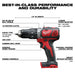 Milwaukee 2607-20 M18 1/2" Compact Hammer Drill/Driver (Tool Only) - 3