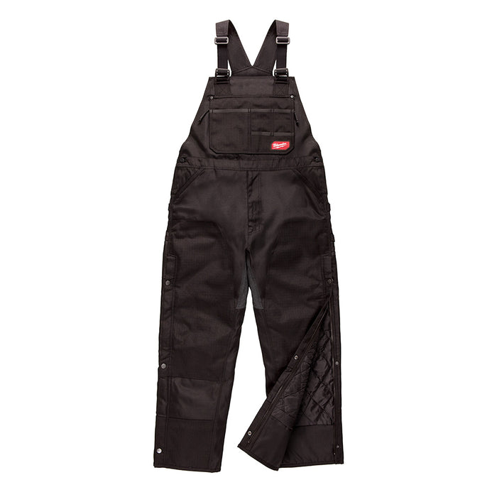 Milwaukee 261B-3XT GRIDIRON Zip-to-Thigh Bib Overall - Black (Tall)