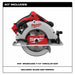 Milwaukee 2631-20 M18 Brushless 7-1/4" Circular Saw Bare Tool - 3