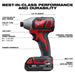 Milwaukee 2656-22CT M18 Cordless 1/4" Hex Impact Driver Tool Kit - 2