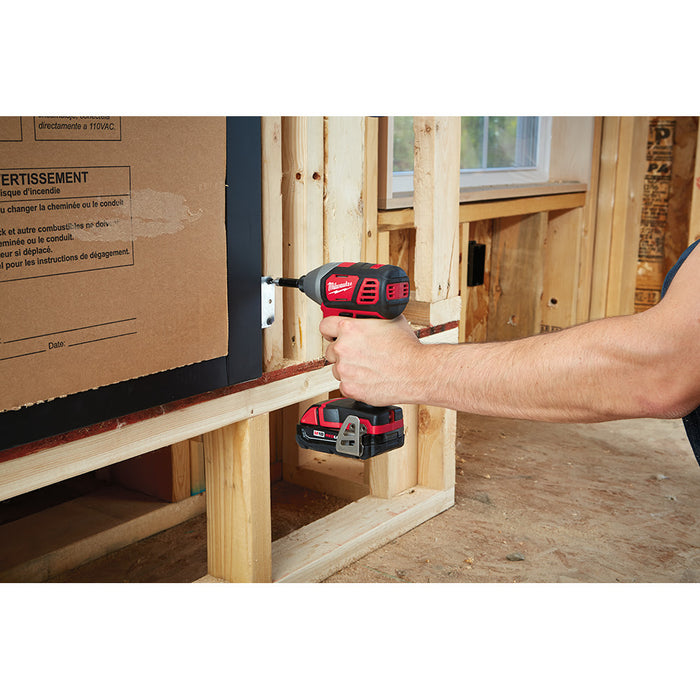 Milwaukee 2656-22CT M18 Cordless 1/4" Hex Impact Driver Tool Kit - 6