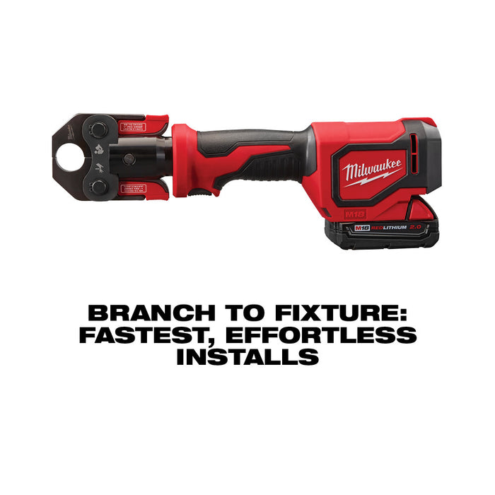 Milwaukee 2674-22C M18 Short Throw Press Tool Kit with PEX Crimp Jaws - 7