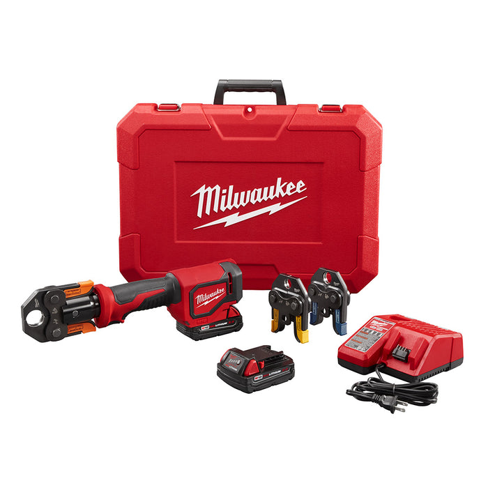 Milwaukee 2674-22P M18 Short Throw Press Tool Kit with Viega PureFlow Jaws