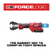 Milwaukee 2678-22 M18 Force Logic 6T Utility Crimping Kit With D3 Grooves "Snub Nose" - 3
