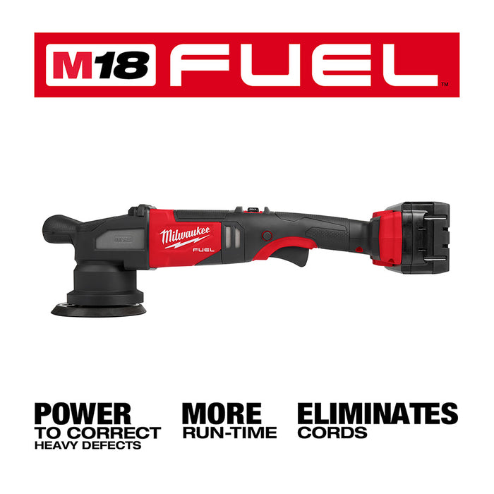 Milwaukee 2684-22HD M18 FUEL 15mm Random Orbital Polisher Kit - 6