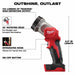 Milwaukee 2695-24 M18 Cordless Combo Compact Hammer Drill/Hackzall/1/4 Hex Impact Driver/Work Light/Charger/2 Battery - 11