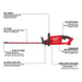 Milwaukee 2726-20 M18 FUEL Hedge Trimmer (Bare Tool) - 7