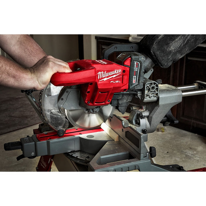 Milwaukee  2733-20 M18 FUEL 7-1/4" Dual Bevel Sliding Compound Miter Saw Bare Tool - 10