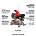 Milwaukee  2733-21 M18 FUEL 7-1/4" Dual Bevel Sliding Compound Miter Saw Kit - 7