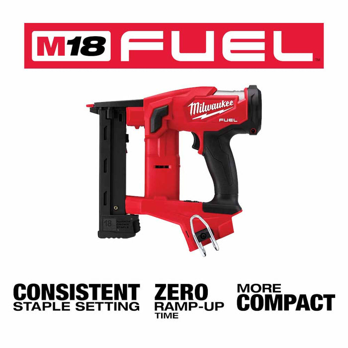 Milwaukee 2749-20 M18 FUEL 18GA 1/4" NARROW CROWN STAPLER- TOOL ONLY - 2