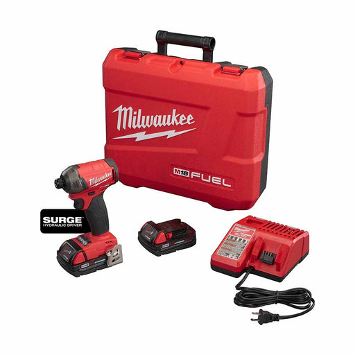 Milwaukee 2760-22CT M18 FUEL SURGE 1/4" Hex Hydraulic Driver Kit