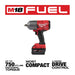 Milwaukee 2766-22R M18 Fuel High Torque Impact Wrench w/ Pin Detent Kit - 3