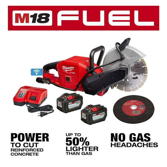 Milwaukee 2786-22HD M18 FUEL 9" Cut-Off Saw w/ ONE-KEY - 6