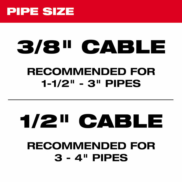 Milwaukee 2817A-21 M18 Drum Machine for 3/8"-1/2" Cable - 6