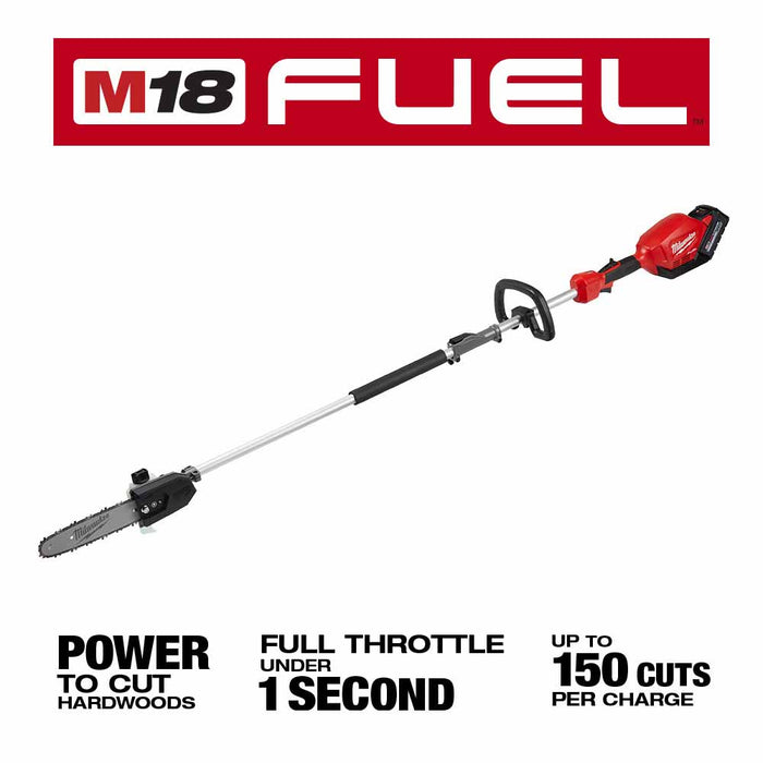 Milwaukee 2825-21PS M18 FUEL 10" Pole Saw Kit w/ QUIK-LOK - 3