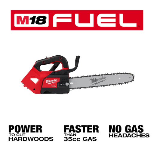 Milwaukee 2826-20T M18 FUEL 14" Top Handle Chainsaw - 2