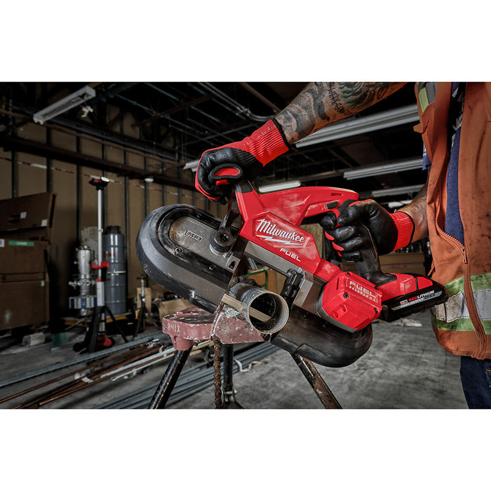 Milwaukee 2829S-20 M18 Fuel Compact Dual-Trigger Band Saw - 10