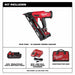 Milwaukee 2839-21CT M18 FUEL™ 15 Gauge Finish Nailer Kit - 2