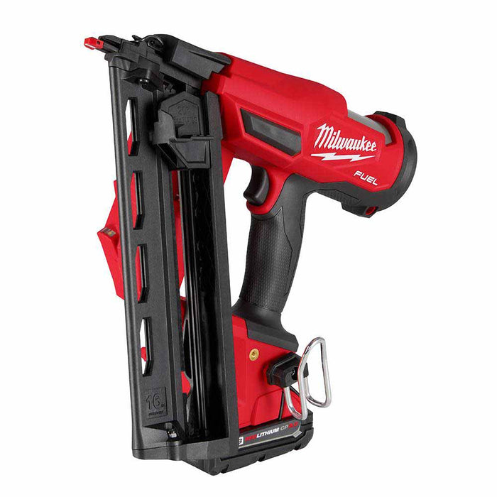 Milwaukee 2841-21CT M18 FUEL™ 16 Gauge Angled Finish Nailer Kit - 6