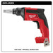 Milwaukee 2866-20 M18 FUEL Drywall Screw Gun Bare Tool - 2