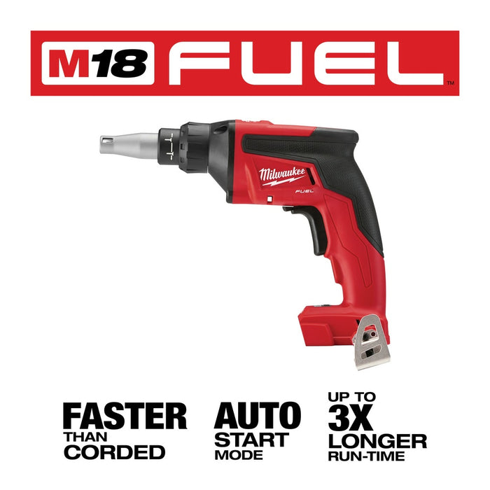 Milwaukee 2866-20 M18 FUEL Drywall Screw Gun Bare Tool - 3