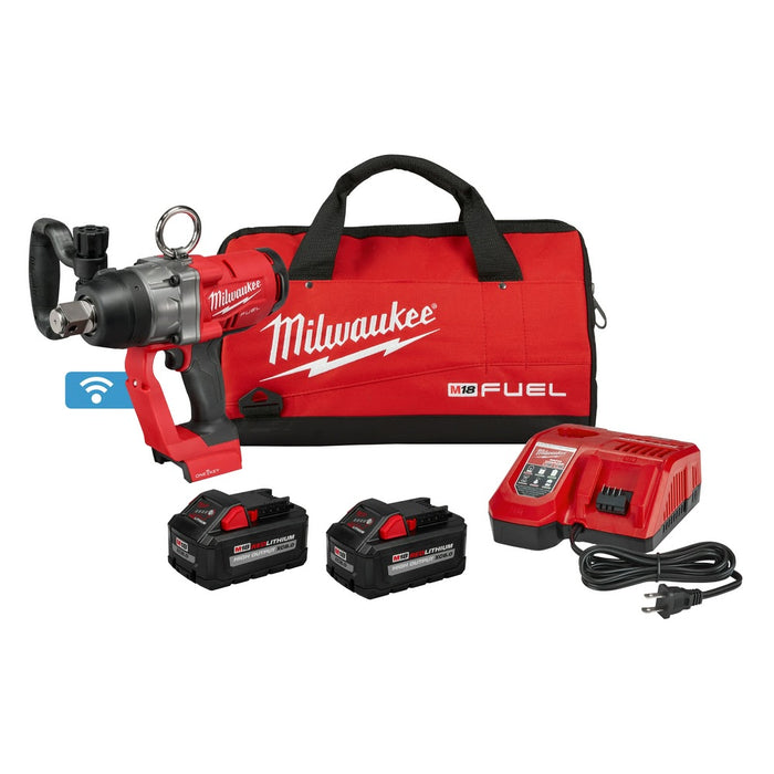 Milwaukee 2867-22 M18 FUEL 1" HTIW w/ ONE-KEY Kit w/ (2) 8.0Ah Batteries