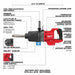 Milwaukee 2869-20 M18 FUEL 1 in. D-Handle Ext Anvil High Torque Impact Wrench w/ ONE-KEY - 3