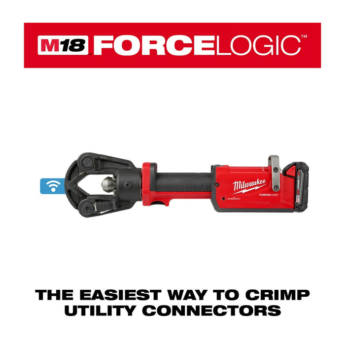 Milwaukee 2876-22 M18 FORCE LOGIC 11T Dieless Latched Linear Utility Crimper - 4