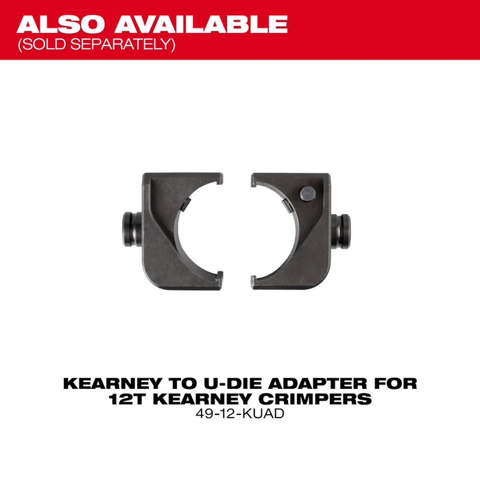 Milwaukee 2878K-22 M18 FORCE LOGIC 12T Kearney Linear Crimper Kit - 5