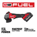 Milwaukee 2880-22 M18 FUEL™ 4-1/2" / 5" Grinder Paddle Switch, No-Lock Kit - 7