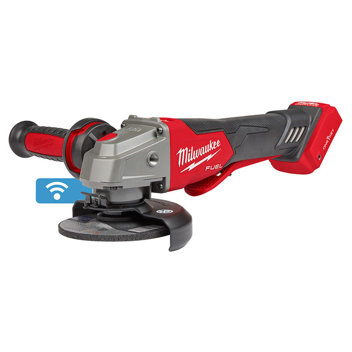 Milwaukee 2882-20 M18 FUEL™ 4-1/2" / 5" Braking Grinder w/ ONE-KEY™  Paddle Switch, No-Lock - 12