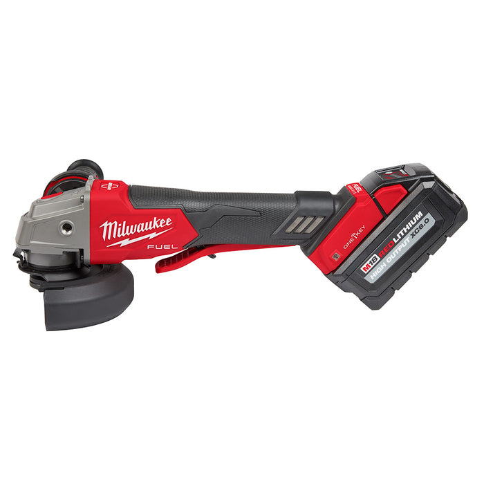 Milwaukee 2882-22 M18 FUEL™ 4-1/2" / 5" Braking Grinder w/ ONE-KEY™  Paddle Switch, No-Lock Kit - 5