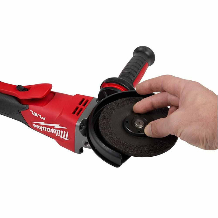 Milwaukee 2886-20 M18 FUEL™ 5" Flathead Braking Grinder, Paddle Switch No-Lock - 4