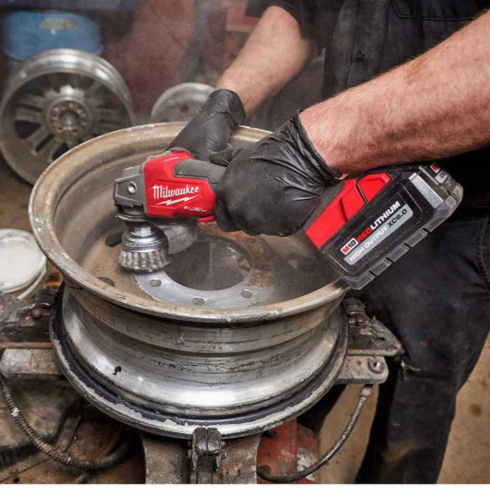 Milwaukee 2888-20 M18 FUEL™ 4-1/2" / 5" Variable Speed Braking Grinder, Paddle Switch No-Lock - 10