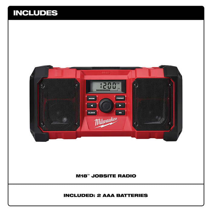 Milwaukee 2890-20 M18 Jobsite Radio - 5