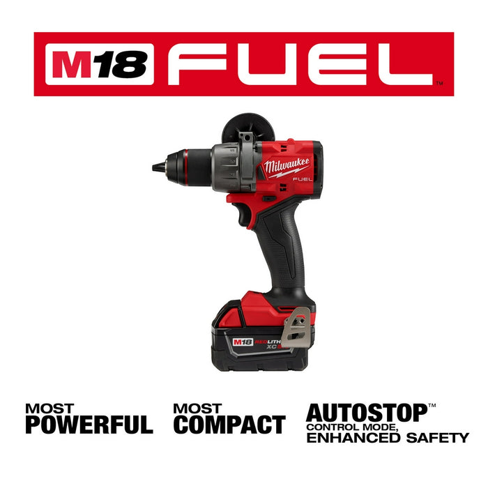 Milwaukee 2904-22 M18 FUEL 1/2" Hammer Drill/Driver Kit - 5