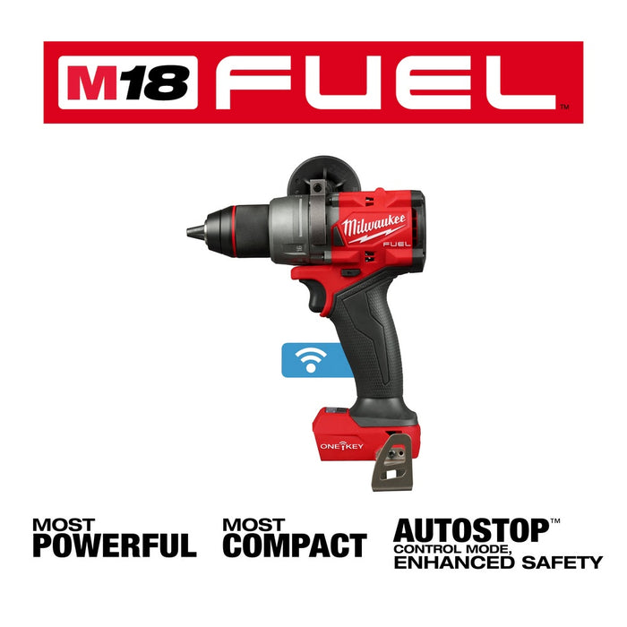 Milwaukee 2906-20 M18 FUEL 1/2" Hammer Drill/Driver w/ ONE-KEY - 3